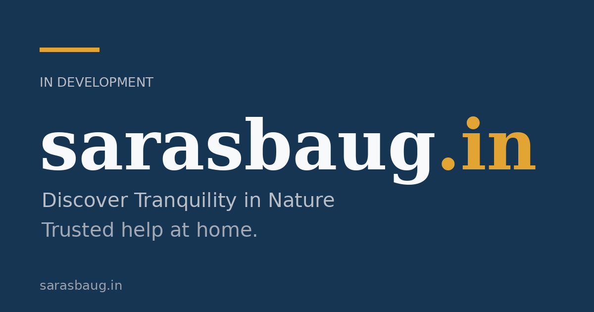 Link preview image for sarasbaug.in